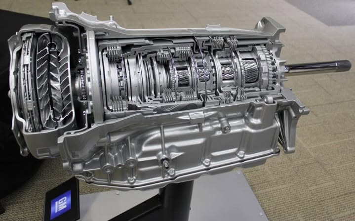 Transmission internal cutaway display